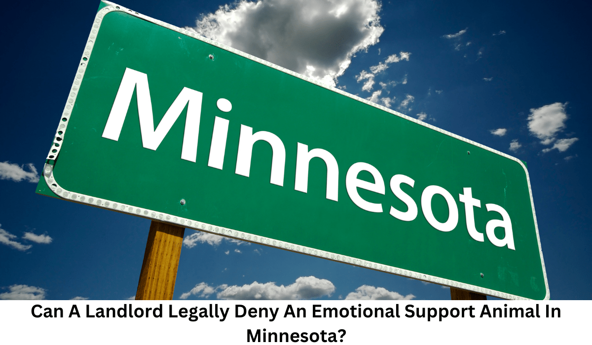 Can A Landlord Legally Deny An Emotional Support Animal In Minnesota?